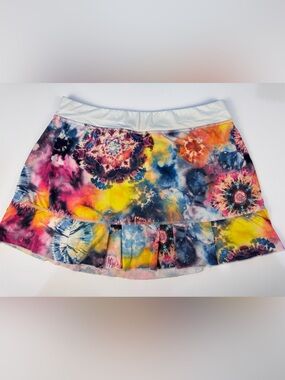 Sofibella Tennis Skirt Skort Tie Dyed X Large Stay Dry Material UPF 50